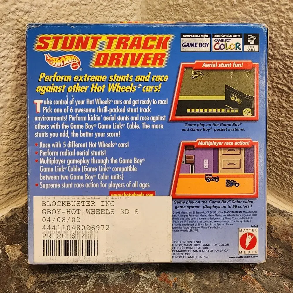 Game - Hot Wheels: Stunt Track Driver (CIB+) - Game Boy Color